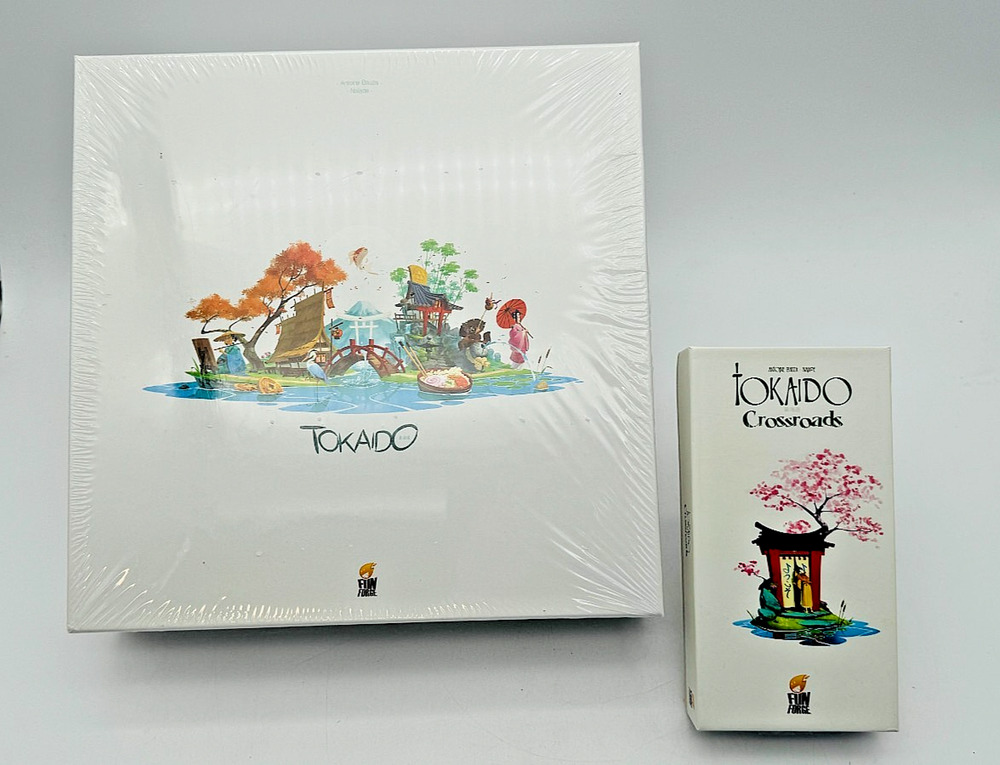Tokaido Board Game NEW SEALED + Crossroads Expansion Funforge Antoine Bauza